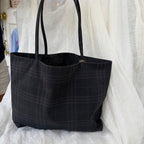 Burberry Black Nova Check Tote Bag