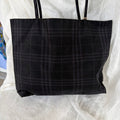 Burberry Black Nova Check Tote Bag