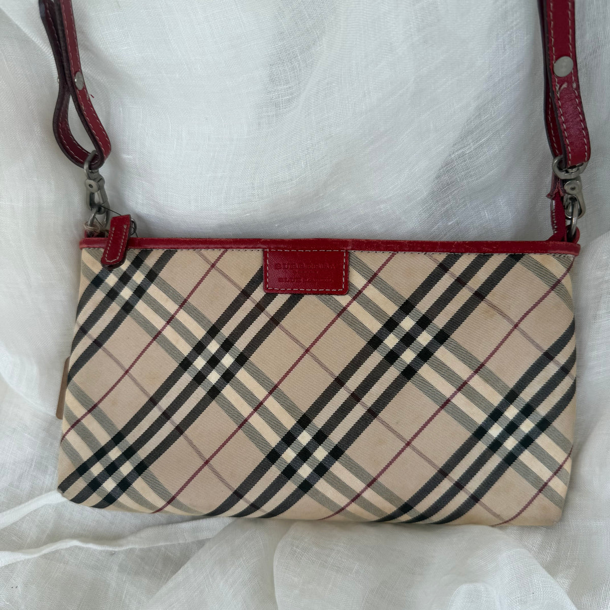 Burberry Blue Label Nova Check Crossbody Bag