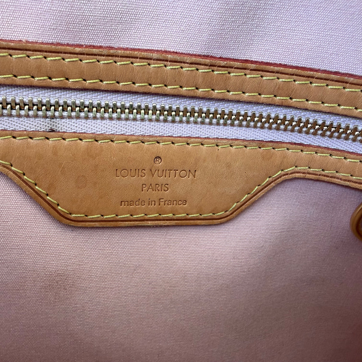 Louis Vuitton Rose Florentin Monogram Vernis Brea MM Bag