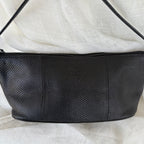 Gucci Black Textured Leather Shoulder Bag