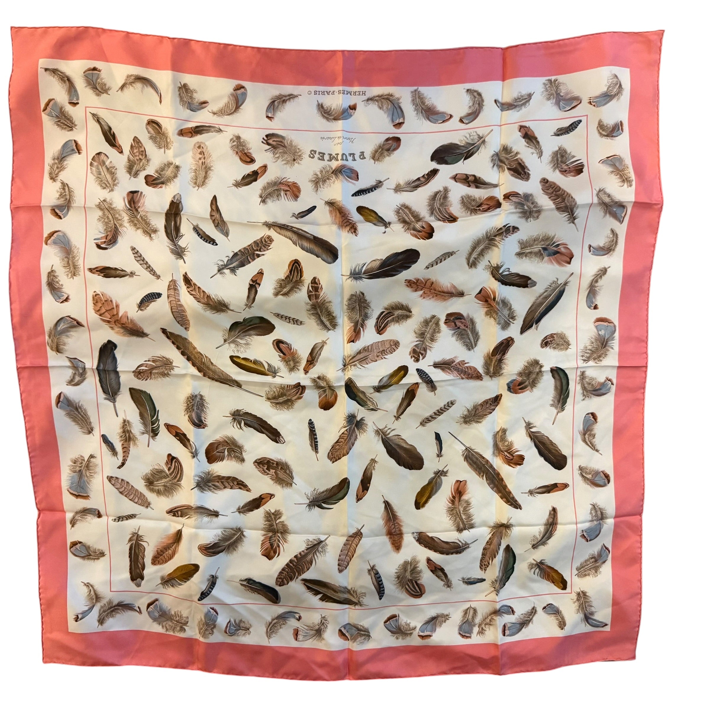 Hermès Plumes Silk Scarf