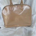 Louis Vuitton Alma GM Monogram Vernis Patent Leather Top Handle Bag