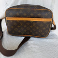Louis Vuitton Reporter PM Monogram Crossbody Bag Vintage Double Zip