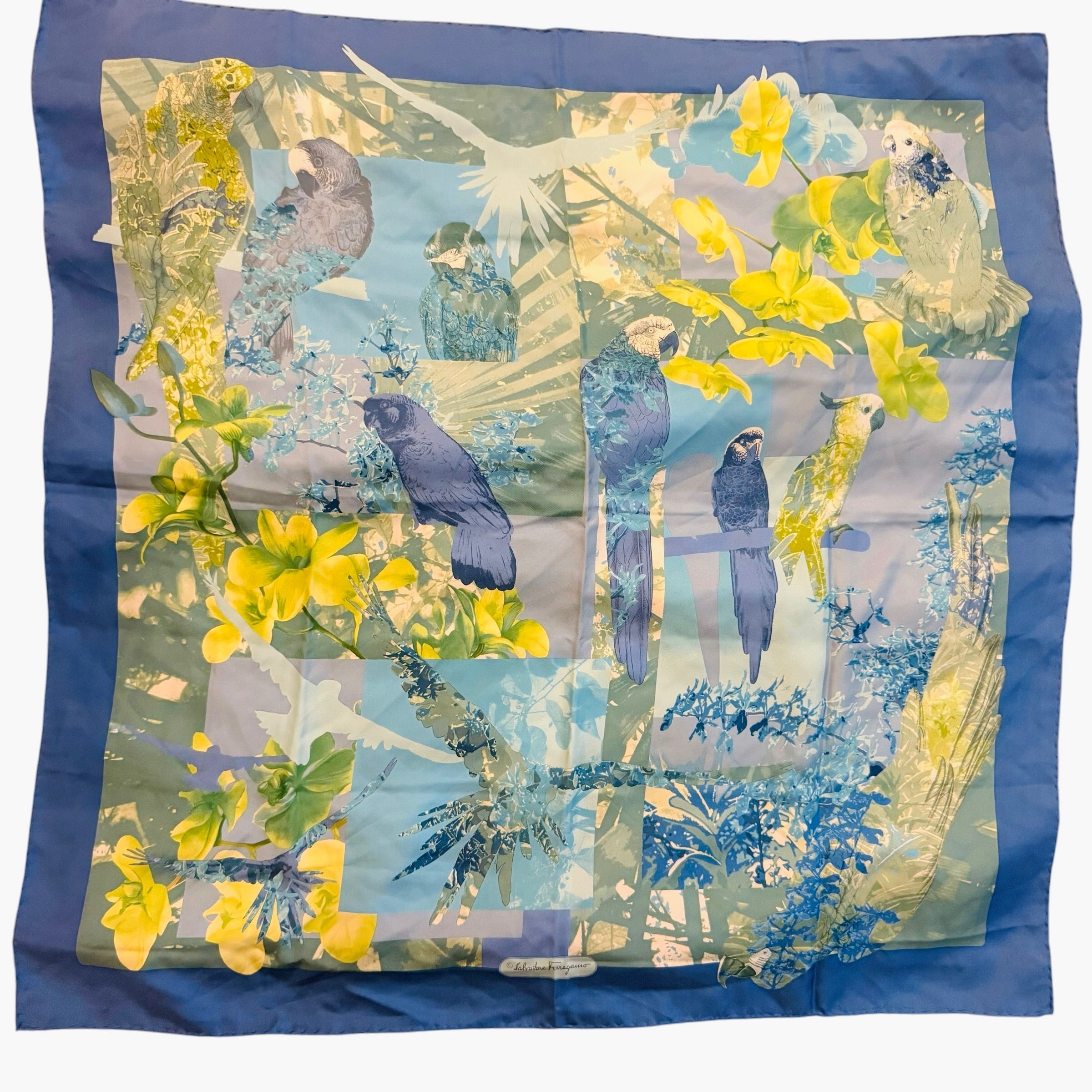 Salvatore Ferragamo Tropical Silk Scarf