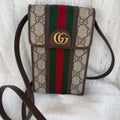 Gucci Ophidia GG Supreme Crossbody Phone Case