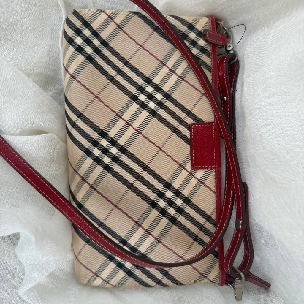 Burberry Blue Label Nova Check Crossbody Bag