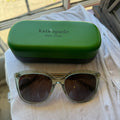 Kate Spade Translucent Green Square Sunglasses
