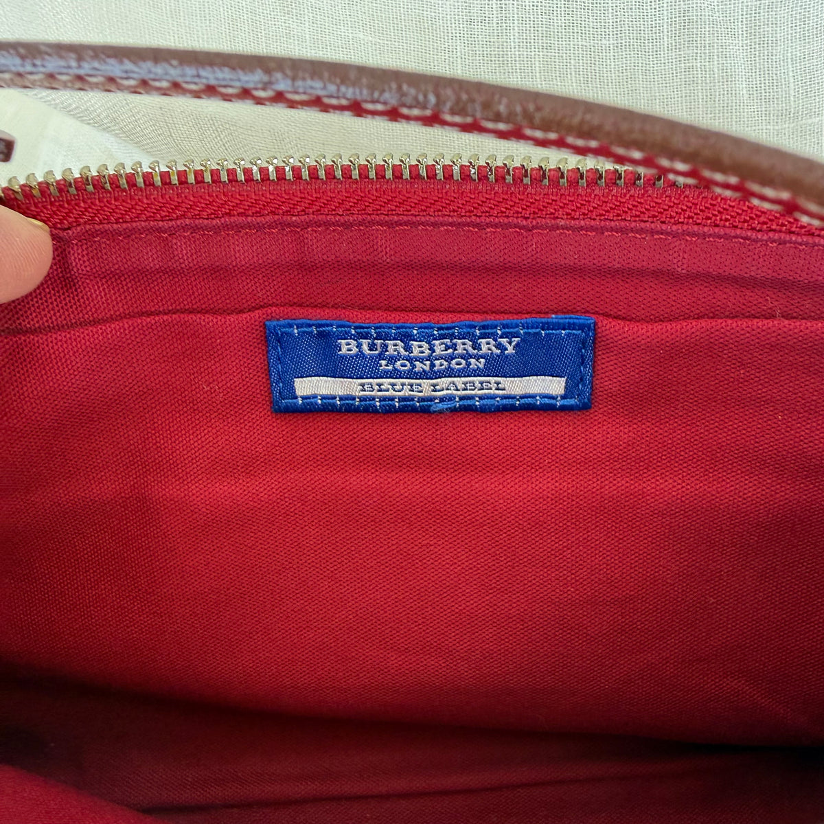 Burberry Blue Label Nova Check Crossbody Bag