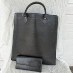 Louis Vuitton Epi Leather Tall Tote and Wallet Bundle