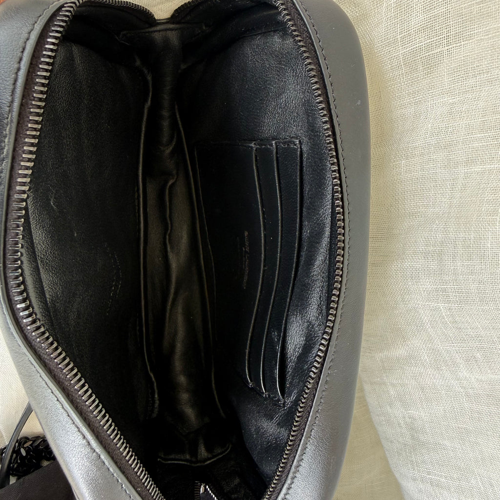 Saint Laurent Lou Black Leather Camera Bag