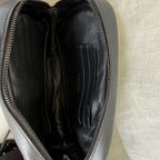 Saint Laurent Lou Black Leather Camera Bag