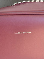 Magda Butrym Burgundy Leather Bow Handbag | New in Box